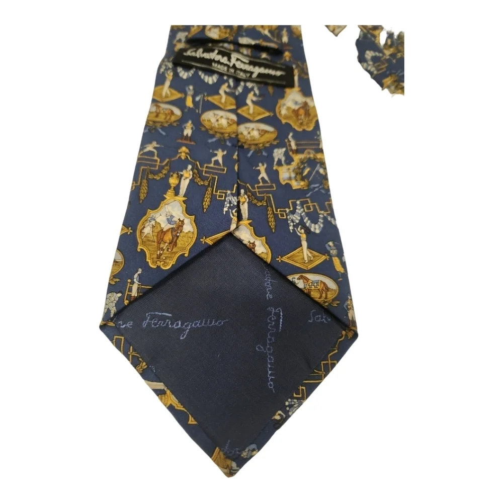 Ferragamo silk‎ tie New